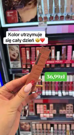 Rossmann Maybelline Superstay Vinyl Ink oferta