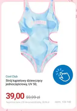 Smyk Strój kąpielowy dziewczęcy jednoczęściowy Cool Club UV 50 oferta