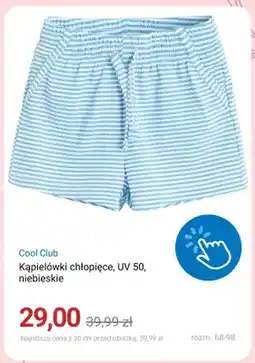 Smyk Kąpielówki chłopięce Cool Club UV 50 niebieskie oferta
