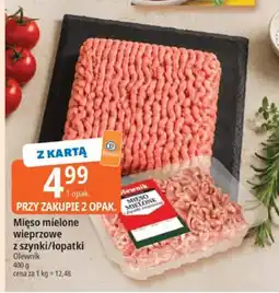 E.Leclerc Mięso mielone wieprzowe z szynki Olewnik oferta