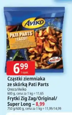 E.Leclerc Cząstki ziemniaka ze skórką Pati Parts Aviko oferta