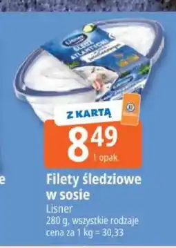 E.Leclerc Filety śledziowe w sosie Lisner oferta