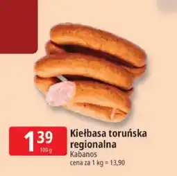 E.Leclerc Kiełbasa toruńska regionalna Kabanos oferta