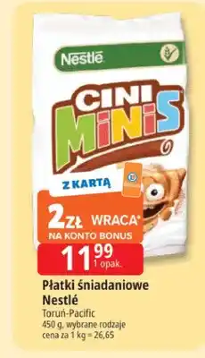 E.Leclerc Płatki śniadaniowe Nestlé Cini Minis oferta