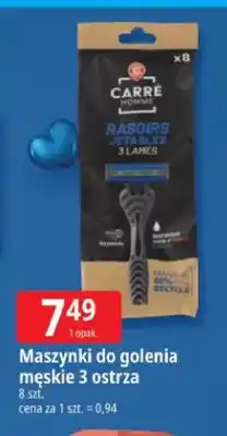 E.Leclerc Maszynki do golenia męskie 3 ostrza Carré Homme oferta