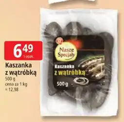 E.Leclerc Kaszanka z wątróbką Nasze Specjały oferta