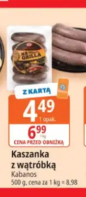 E.Leclerc Kaszanka z wątróbką Kabanos oferta