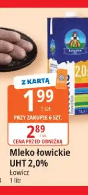 E.Leclerc Mleko Łowickie UHT 2,0% oferta