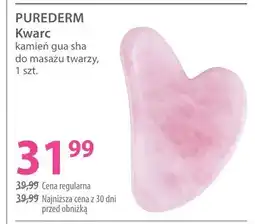 Hebe Kamień gua sha do masażu twarzy Purederm Kwarc oferta