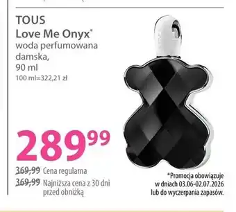 Woda perfumowana damska Tous Love Me Onyx