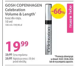 Hebe Tusz do rzęs Gosh Copenhagen Celebration Volume & Length oferta