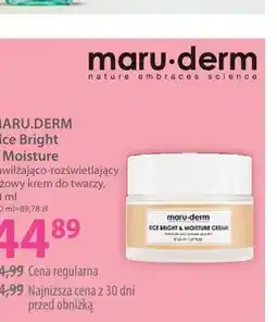 Hebe Nawilżająco-rozświetlający ryżowy krem do twarzy Maru.derm Rice Bright & Moisture oferta