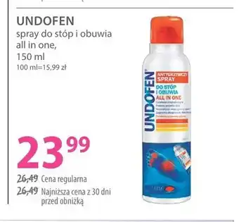 Hebe Spray do stóp i obuwia Undofen All In One oferta