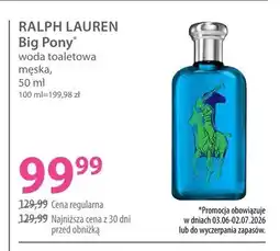 Hebe Woda toaletowa męska Ralph Lauren Big Pony oferta