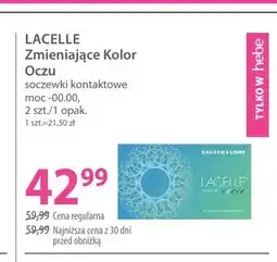 Hebe Soczewki kontaktowe zmieniające kolor oczu Lacelle oferta