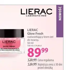 Hebe Rozświetlający krem-żel do twarzy Lierac Glow Fresh oferta