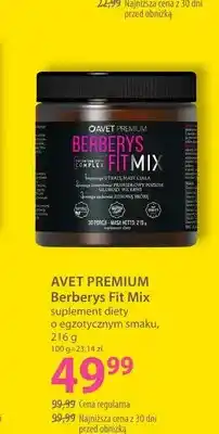 Suplement diety Avet Premium Berberys Fit Mix