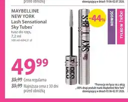Hebe Tusz do rzęs Maybelline New York Lash Sensational Sky Tubes oferta