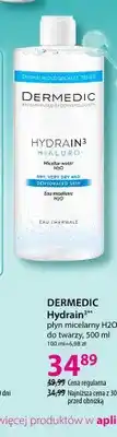 Hebe Płyn micelarny H2O do twarzy Dermedic Hydrain3 oferta