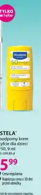 Hebe Wodoodporny krem w sztyfcie dla dzieci MUSTELA SPF50 oferta