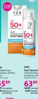 Hebe Ultralekki krem do twarzy VZK SPF50+ oferta