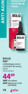 Hebe Odmładzające serum z retinolem do twarzy Bioliq Pro oferta