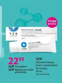 Hebe Skoncentrowany krem z pantenolem do twarzy VZK Panthenol Plus oferta