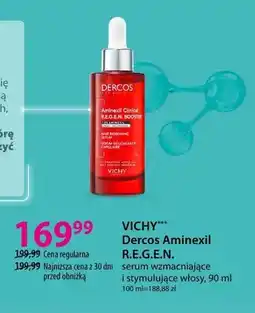 Hebe Serum wzmacniające i stymulujące włosy Vichy Dercos Aminexil R.E.G.E.N oferta