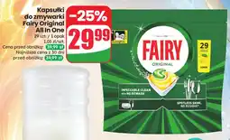 Dino Kapsułki do zmywarki Fairy Original All In One Lemon oferta
