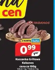 Delfin Kaszanka grillowa Kabanos oferta