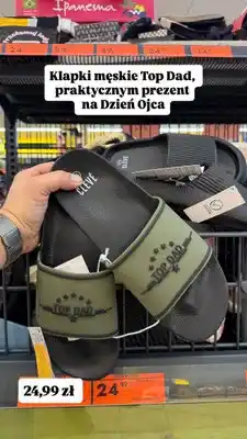 Biedronka Klapki męskie Clevé Top Dad oferta