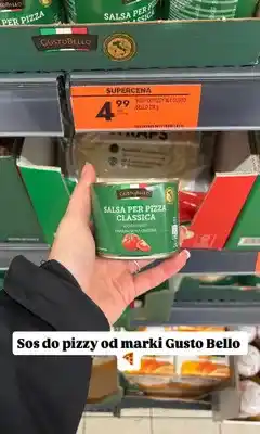Biedronka Sos do pizzy GustoBello Classica oferta