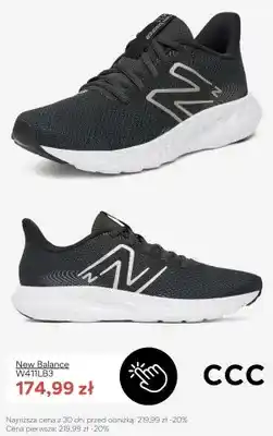 CCC Buty sportowe New Balance W411LB3 oferta
