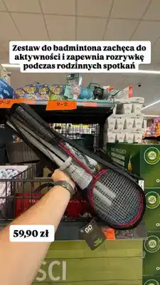 Biedronka Zestaw do badmintona GO Active oferta