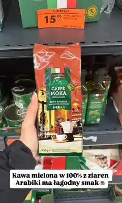 Biedronka Kawa mielona GustoBello Caffè Moka 100% Arabica oferta