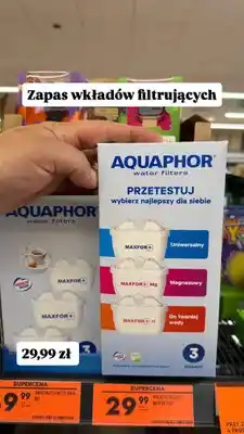 Biedronka Wkłady filtrujące Aquaphor Maxfor+ oferta