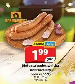Delfin Kiełbasa podwawelska Dobrowolscy oferta