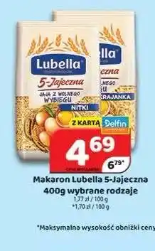 Delfin Makaron Lubella 5-Jajeczna Nitki oferta