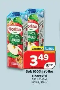 Delfin Sok 100% jabłko Hortex oferta