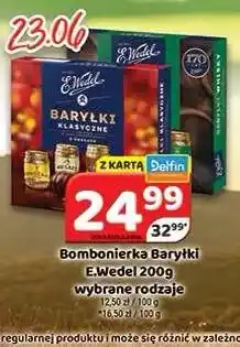 Delfin Bombonierka Baryłki E.Wedel oferta