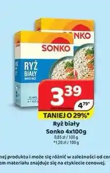 Delfin Ryż biały Sonko 4-pak oferta