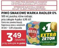 Stokrotka Market PIWO SMAKOWE WARKA RADLER 0% oferta