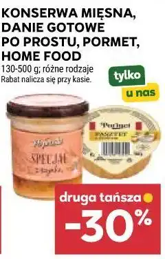 Stokrotka Market Konserwa mięsna, danie gotowe Po Prostu, Pormet, Home Food oferta
