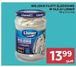 Stokrotka Market Wiejskie filety śledziowe w oleju Lisner oferta