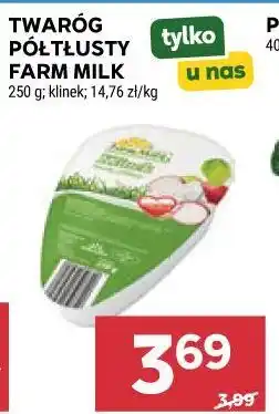 Stokrotka Market Twaróg Półtłusty Farm Milk oferta