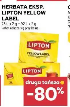 Stokrotka Market HERBATA EKSP. LIPTON YELLOW LABEL oferta