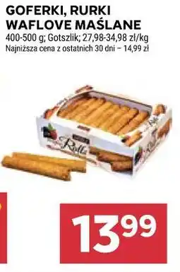 Stokrotka Market Goferki, rurki waflowe maślane Gotszlik oferta