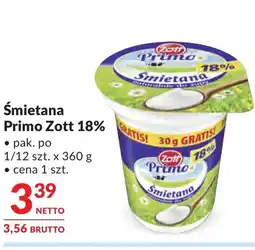 Makro Śmietana Zott oferta