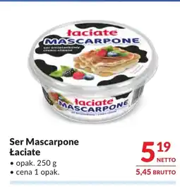 Makro Mascarpone Łaciate oferta