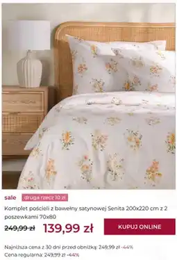 Home&You Komplet pościeli z bawełny satynowej Senita home&you oferta